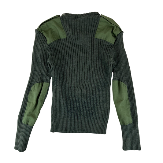 British Army Olive Green Pullover Jumper - Medium 100cm