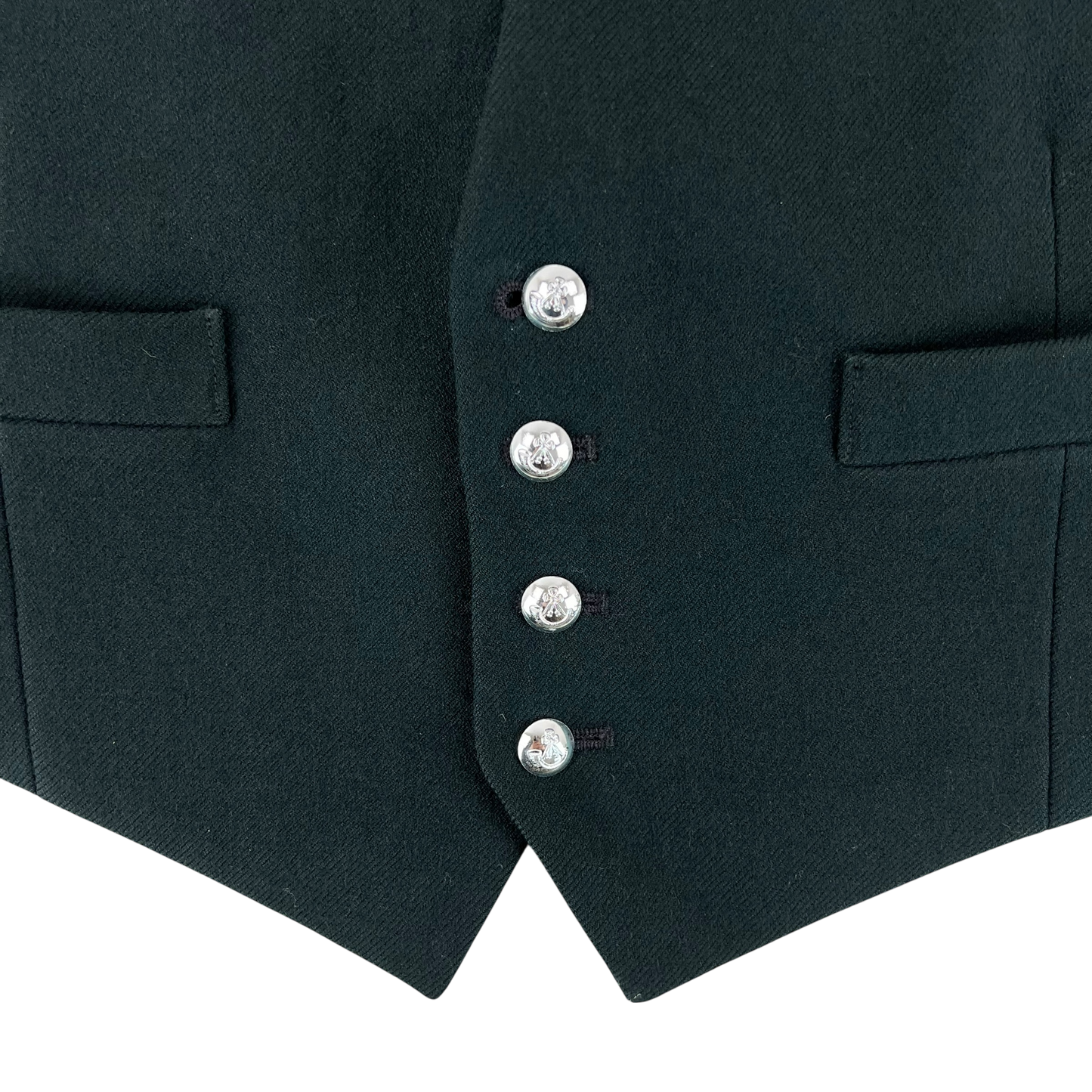 British Army 90s Mess Dress Waistcoat - Light Infantry - Medium