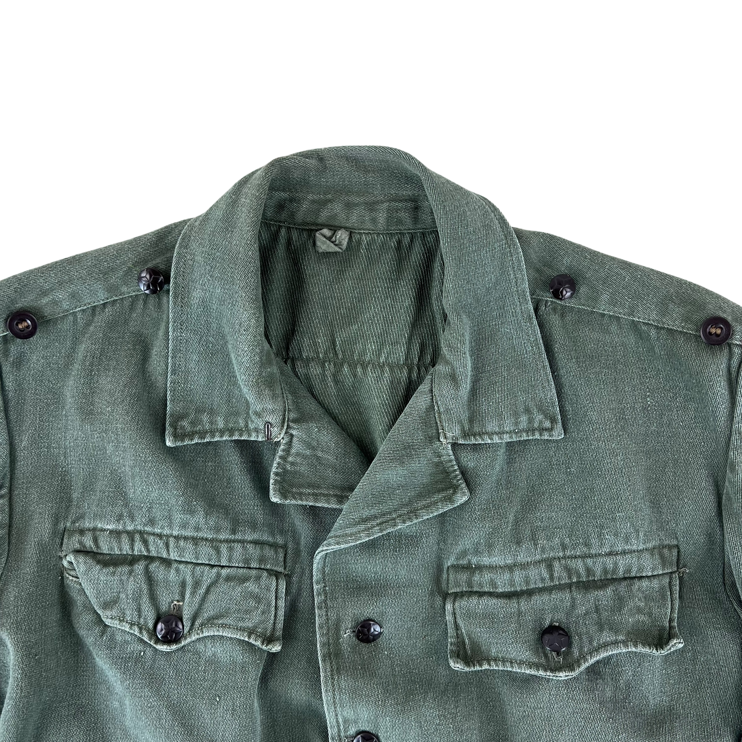Bulgarian People's Army Olive Green Cossack Shirt - Medium