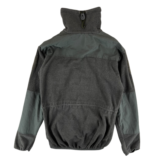 Austrian Army Olive Fleece Cardigan - Small 88-92 V/VI