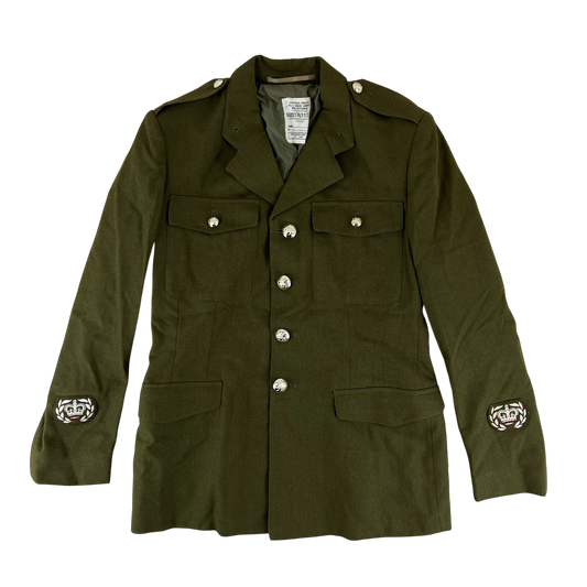 British Army 1980 Pattern No. 2 Olive Green Dress Jacket - Welsh Brigade - Large 176/112