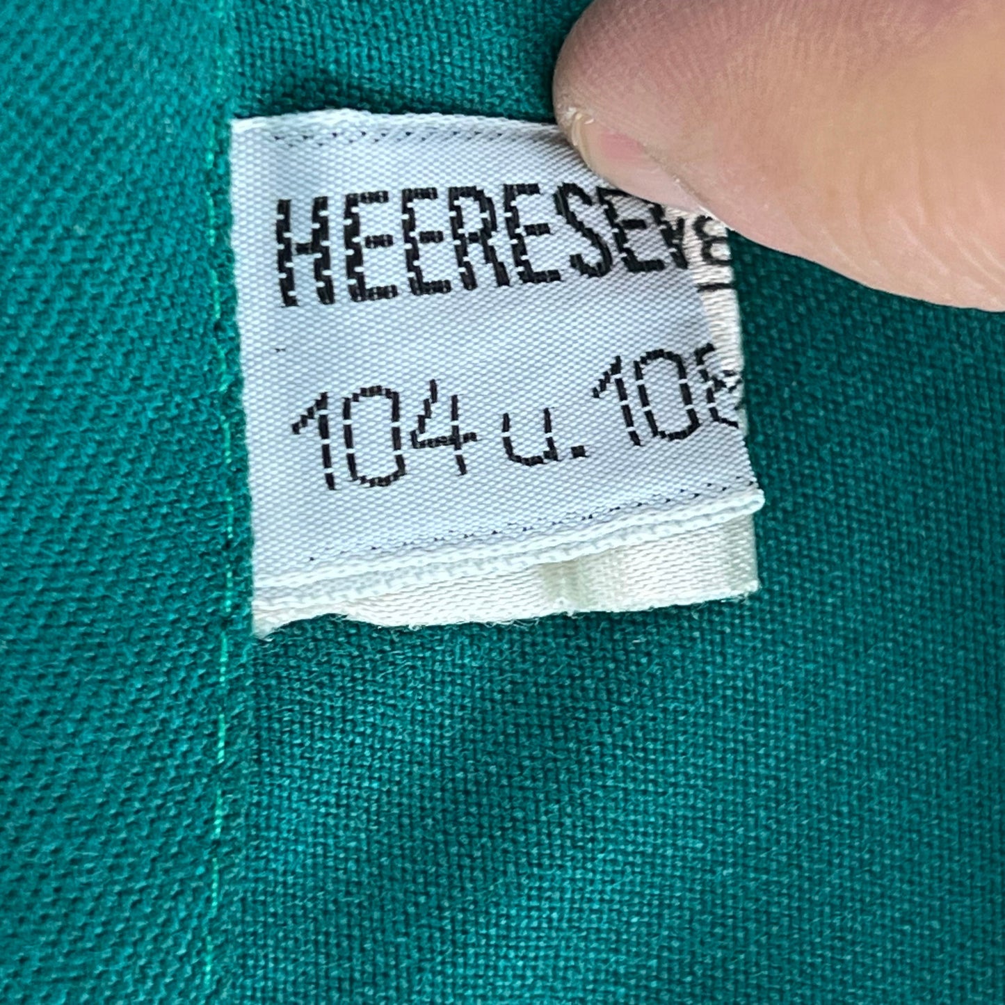 Austrian Army Green Blue Fatigue Trousers - W39 L29