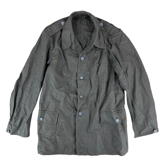 Swedish Army M40 "Grötrock" Brown Work Jacket - Medium