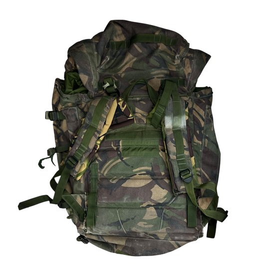 British Army S2000 DPM Woodland Camouflage 100L Short Convulted Rucksack