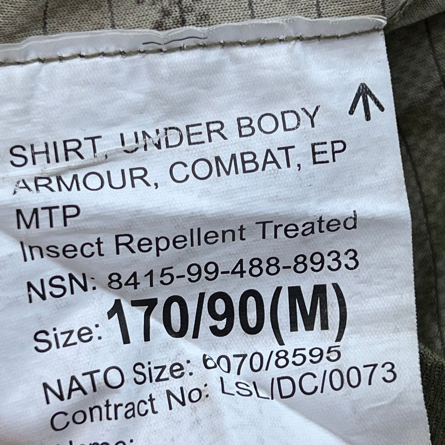 British Army MTP Camouflage MTP Body UBACS Combat Shirt - Medium 170/90