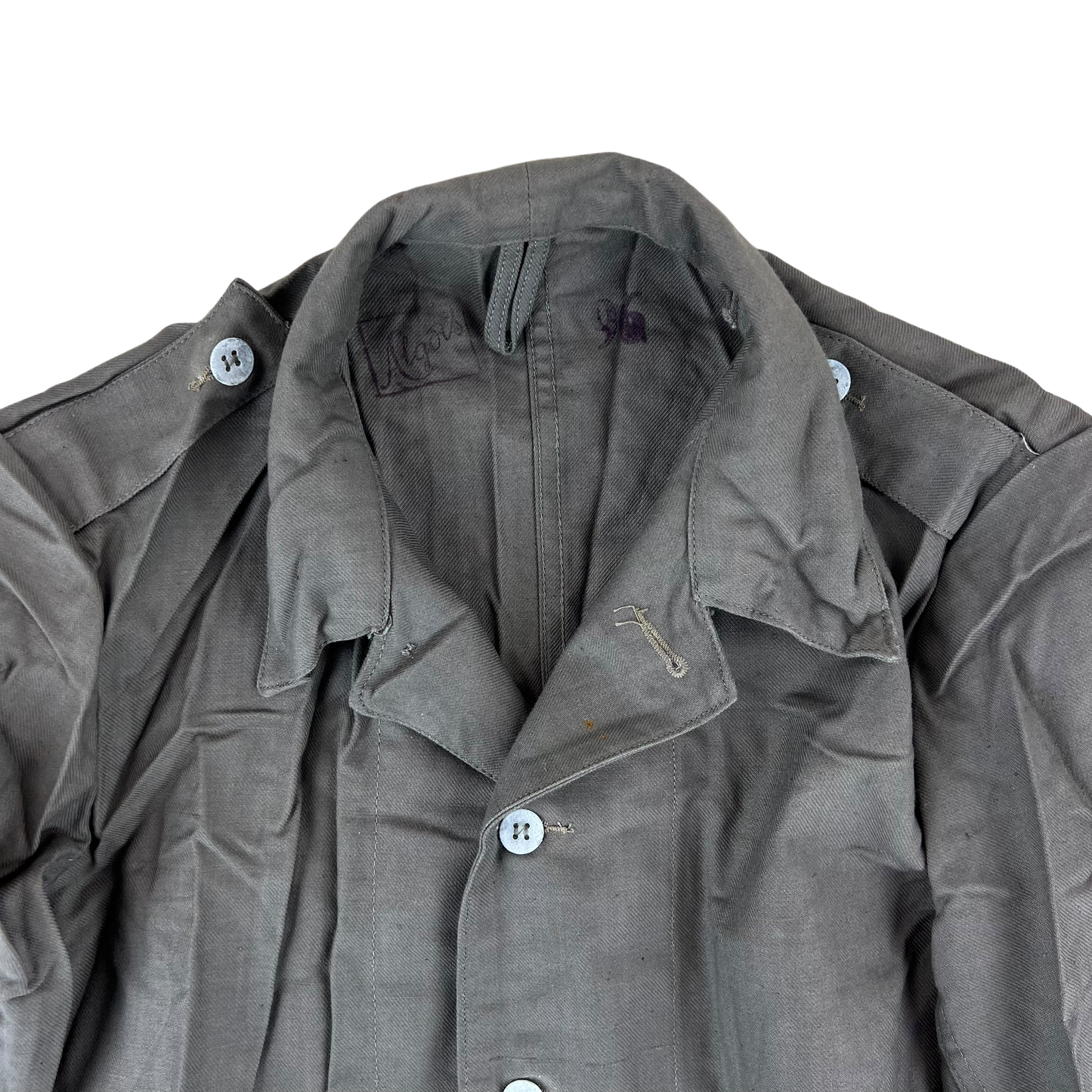 Swedish Army M40 "Grötrock" Brown Work Jacket - Medium
