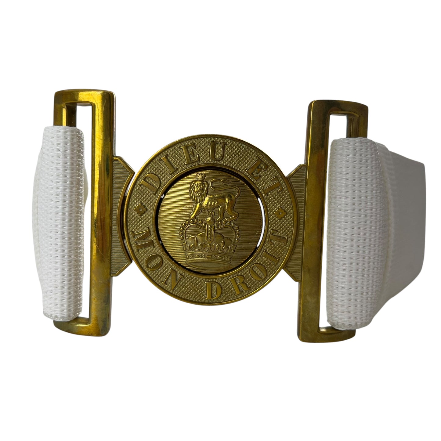 British Army Household Cavalry Officer's White Dress Belt - Medium