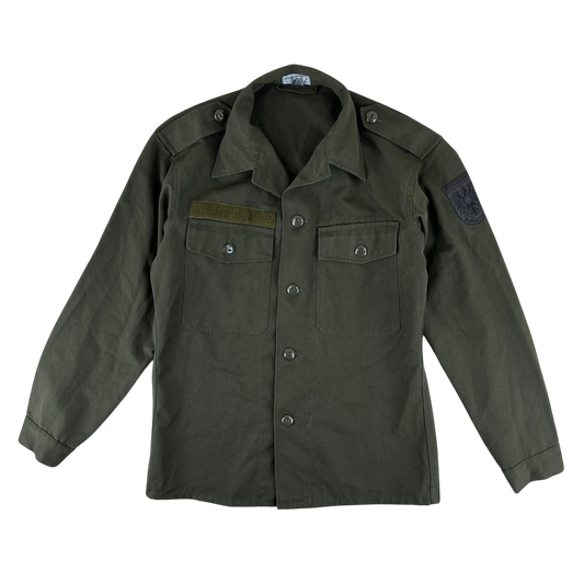 Austrian Army Olive Drab Long Sleeve Field Shirt - Medium 96-100 III-IV
