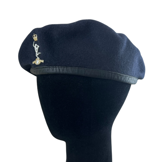 British Army Beret w Badge - Royal Signals Corps - Small