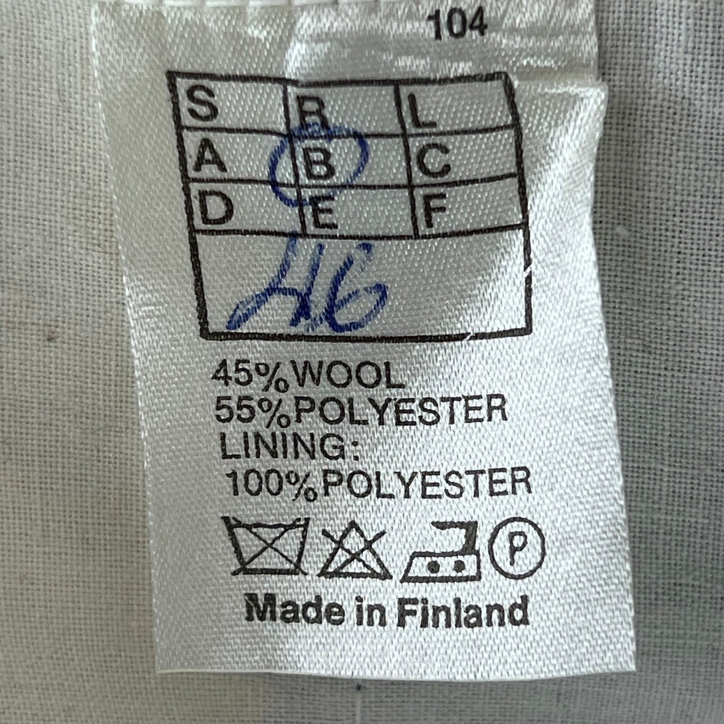 Finnish Army M83 Summer Dress Trousers - W28 L29