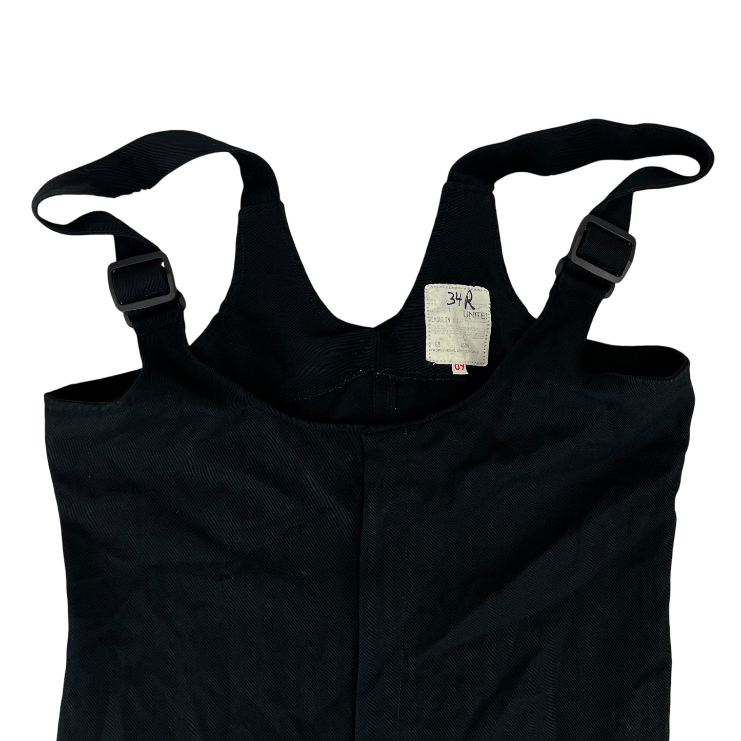 British Army / Police MoD Black Bibbed Overalls - W42 L28