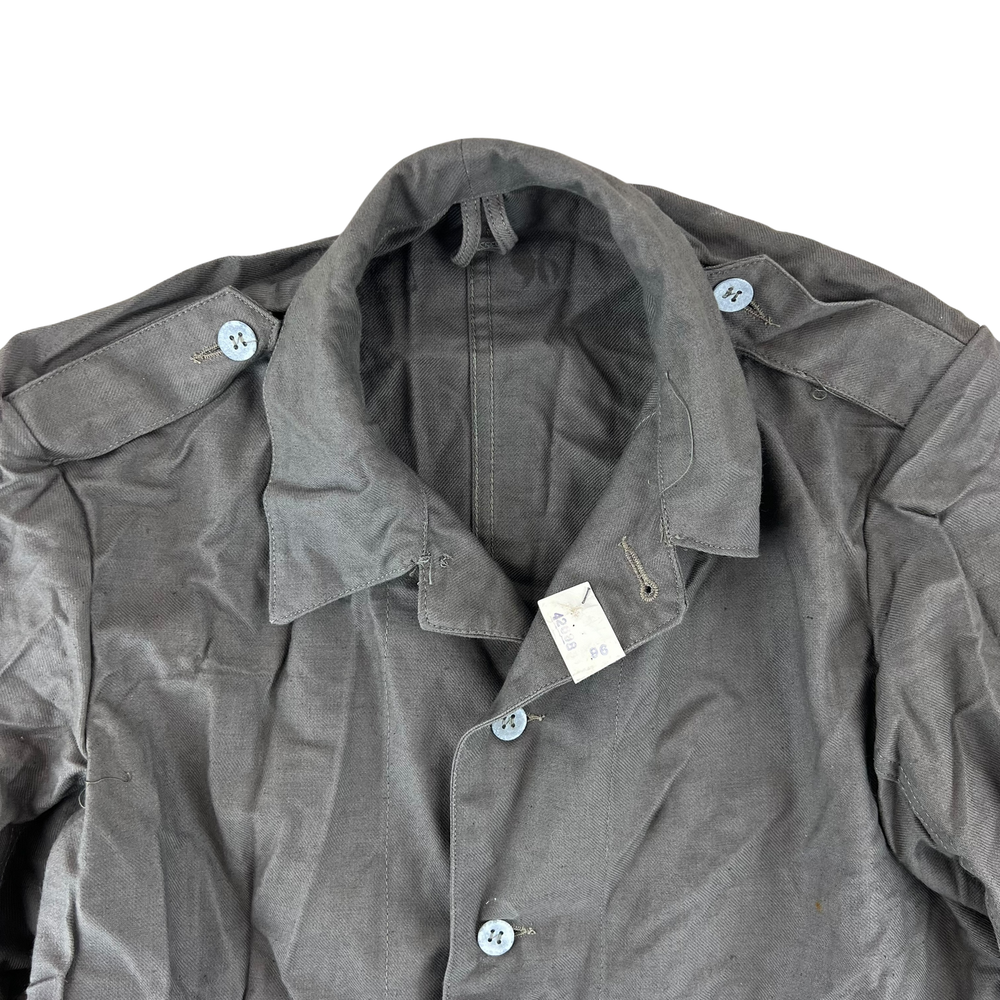 Swedish Army M40 "Grötrock" Brown Work Jacket - Medium