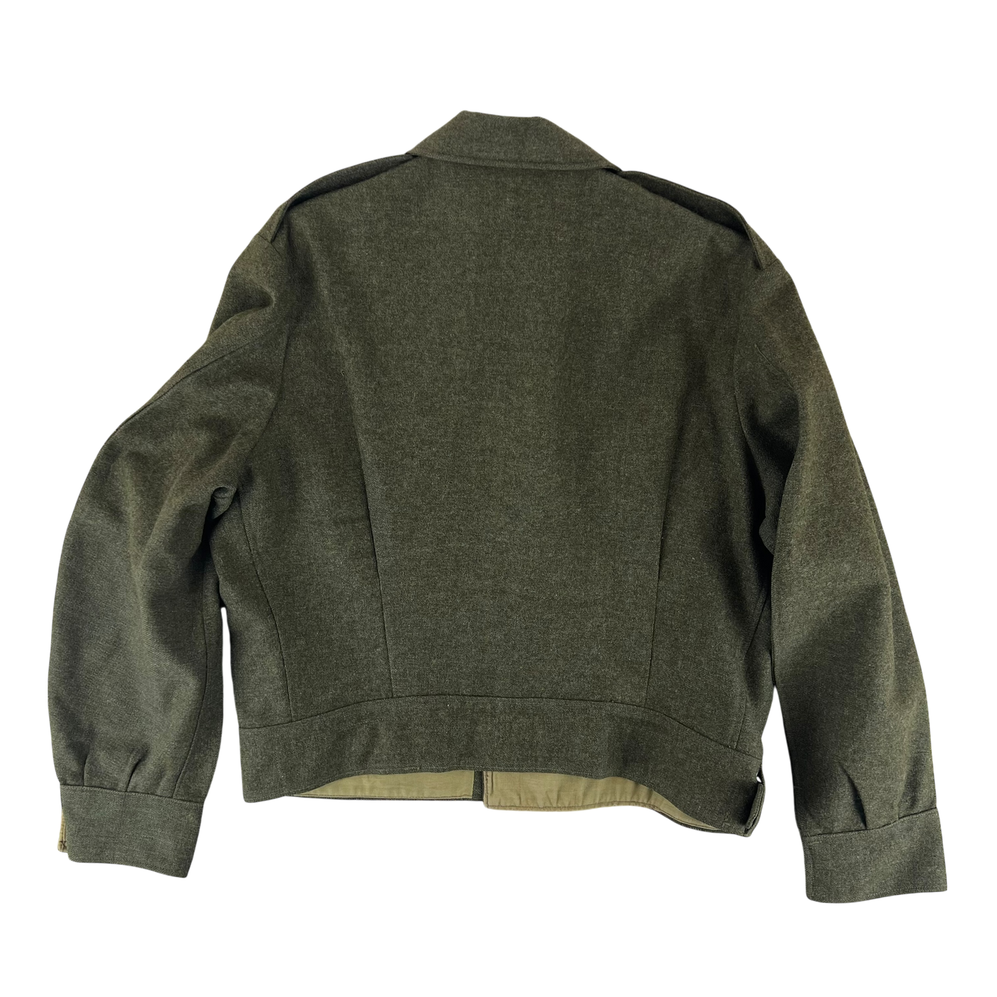 British Army 50s Khaki Ike Battle Dress Jacket - X Large