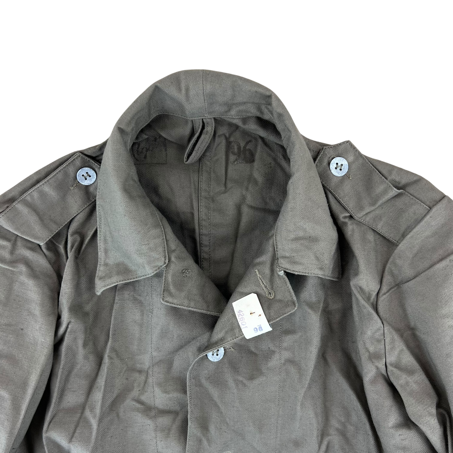 Swedish Army M40 "Grötrock" Brown Work Jacket - Medium