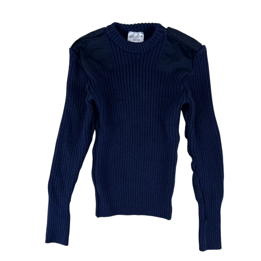 British Royal Navy Wool Crew Neck Pullover Jersey Jumper - Medium 94cm