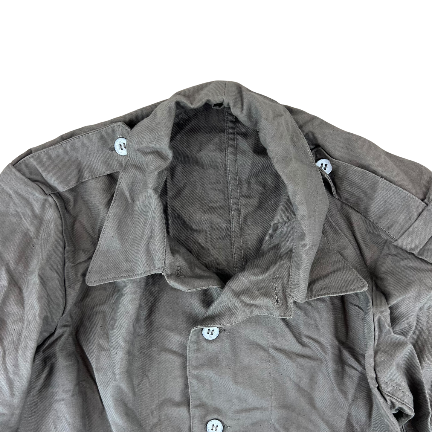 Swedish Army M40 "Grötrock" Brown Work Jacket - Medium