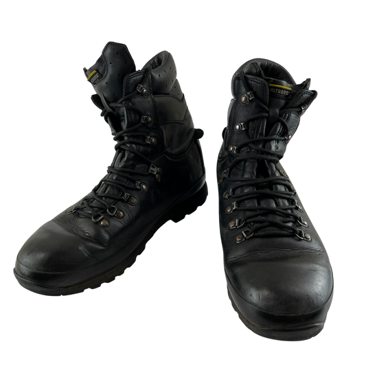 British Army Altberg Defender Black Combat Boots - Size 13L