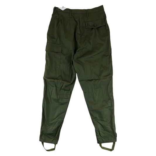Czechoslovak Army M85 Women's Olive Green Trousers - W31 L30.5