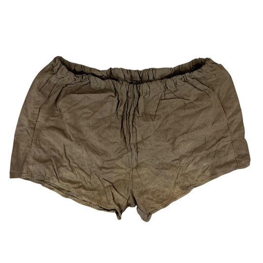 Czechoslovak Army 80's Olive PT Shorts - X Small