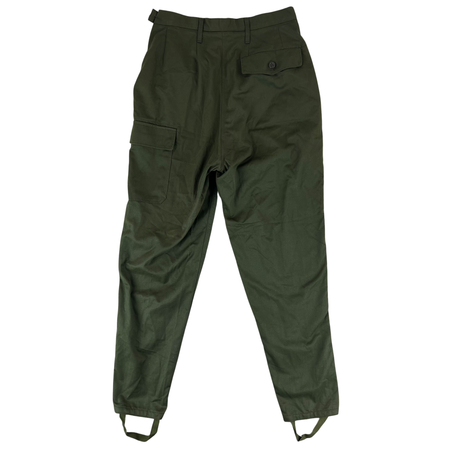 Czechoslovak Army M85 Women's Olive Green Trousers - W28 L30.5