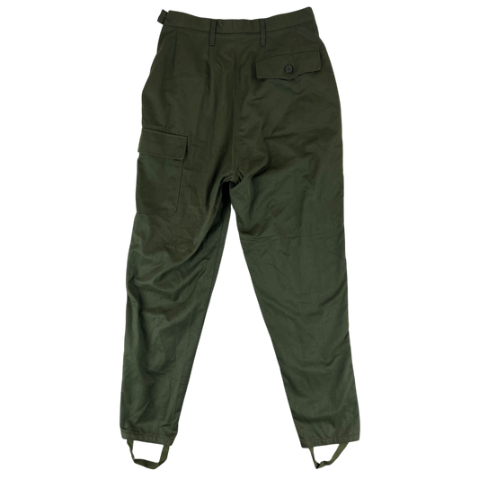 Czechoslovak Army M85 Women's Olive Green Trousers - W28 L30.5