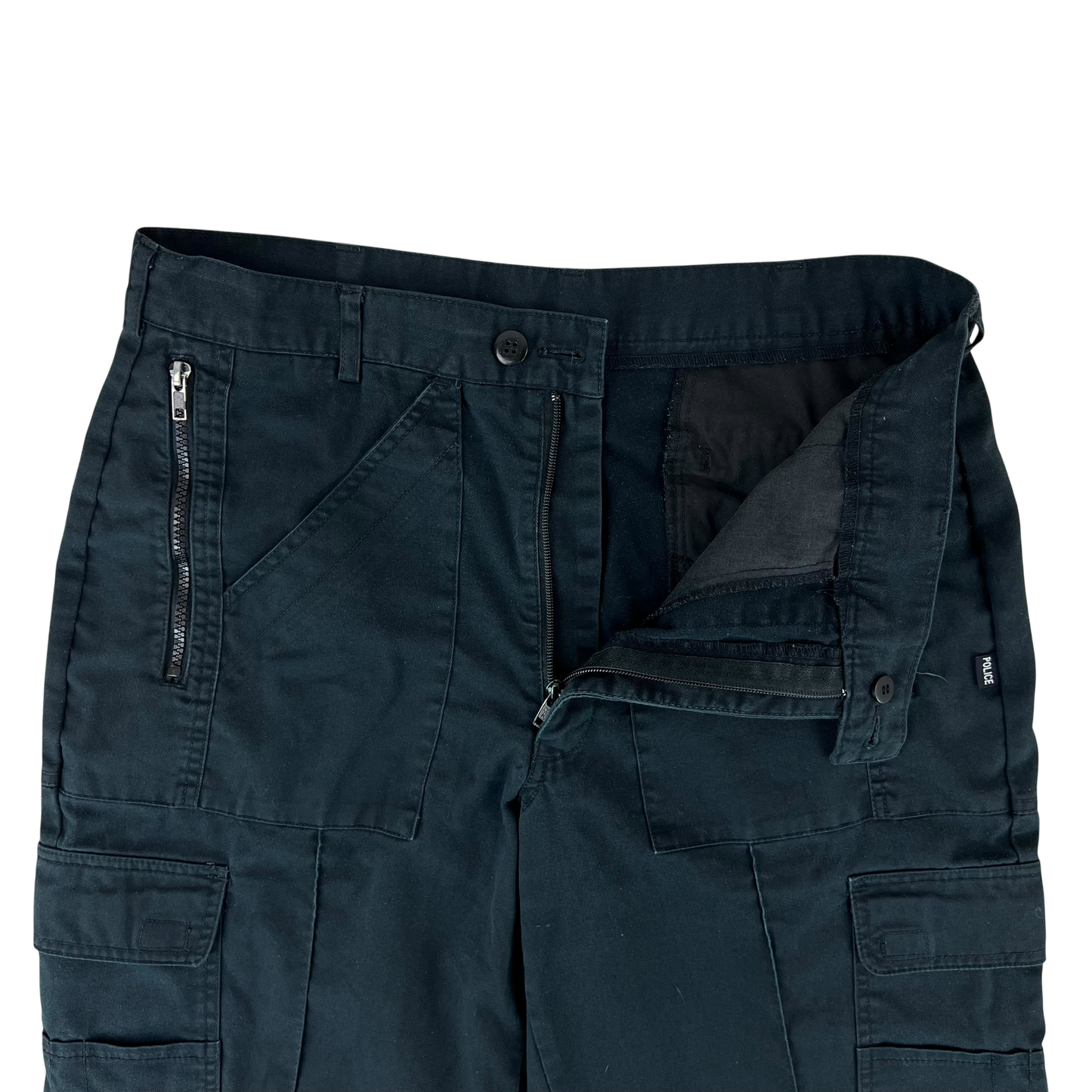 British Police MoD Black Utility Trousers - W35 L29.5