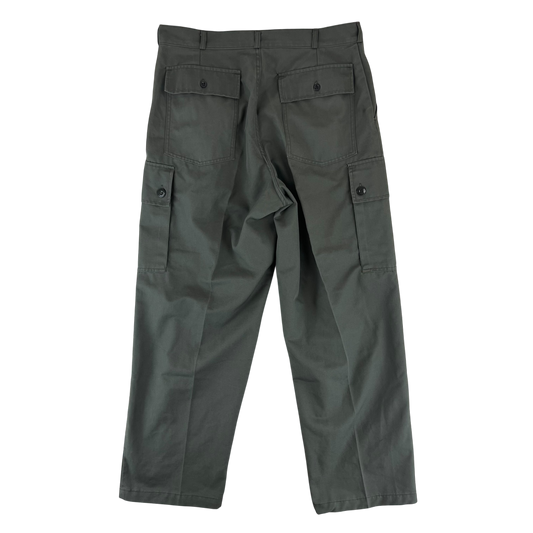 Dutch Air Force Grey Combat Trousers - W35 L30.5
