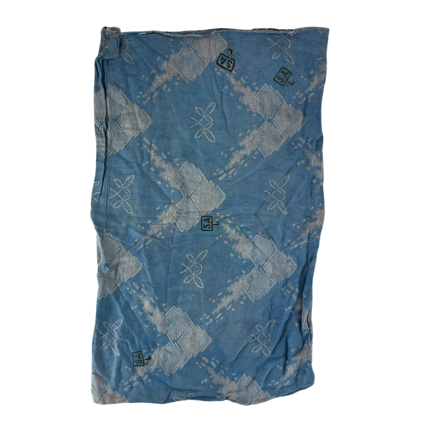 Finnish Army WW2 Pillow Case - Blue & White Pattern