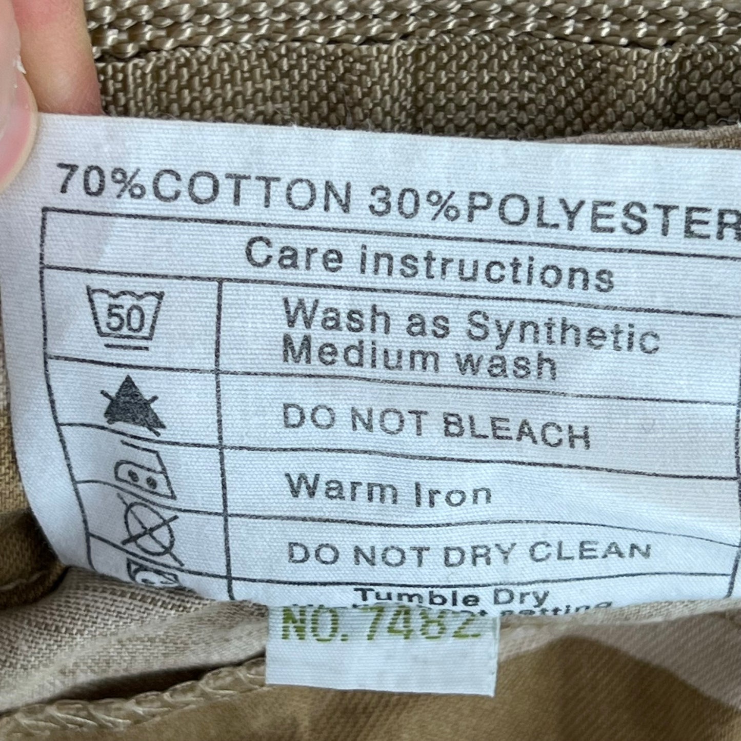 British Army Desert DPM Camouflage S95 Combat Trousers w/ Belt - W35 L32