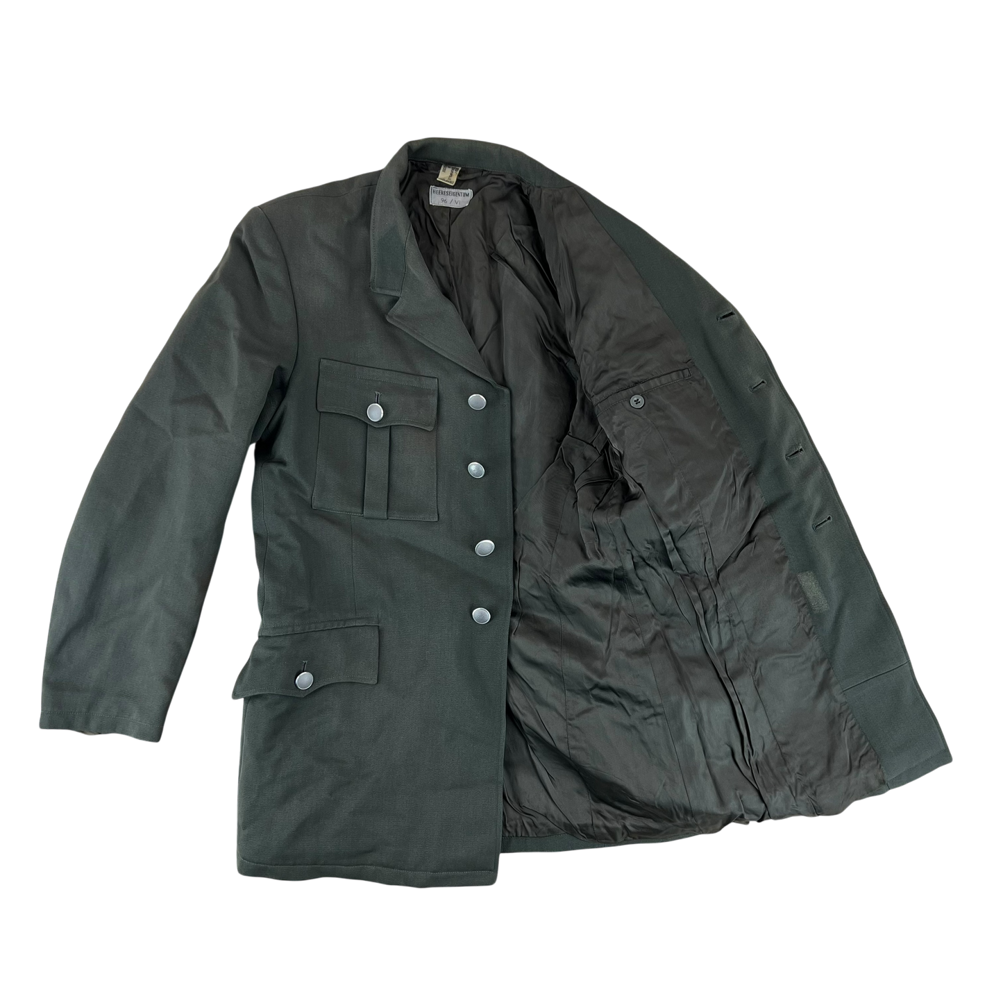 Austrian Army 1980's Grey Dress Jacket - Medium