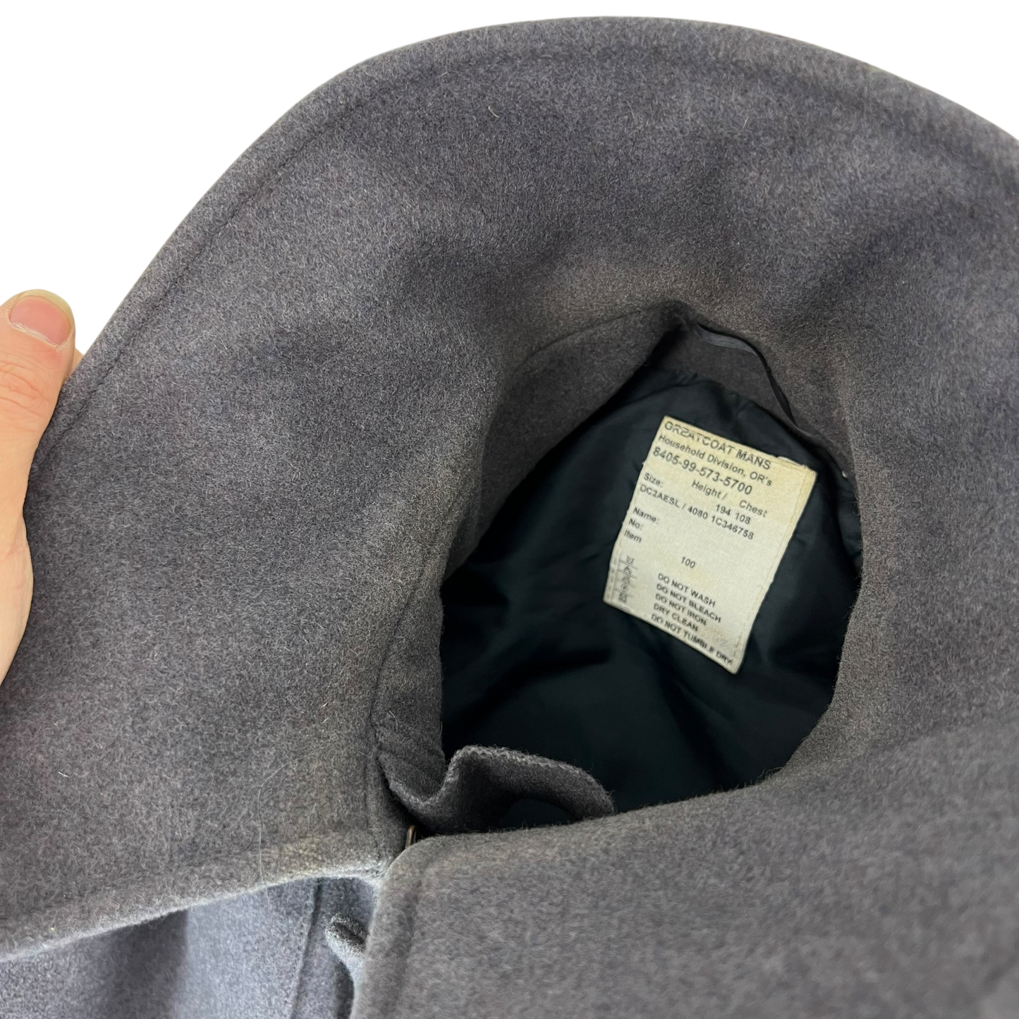 British Army Footguards Wool Greatcoat - Coldstream Guards - Large 194/108