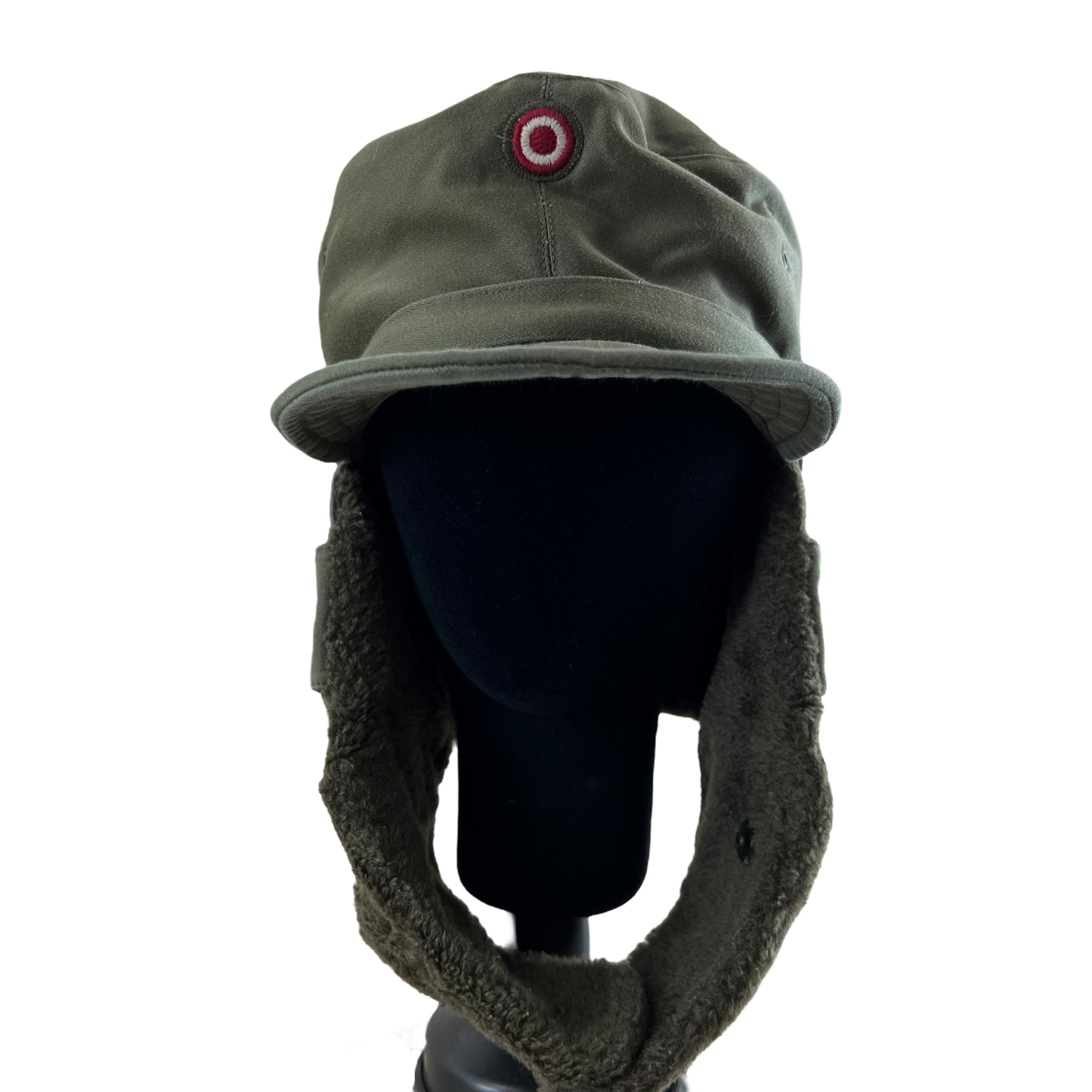 Austrian Army Olive Drab Cold Weather Trapper Cap - Medium 58cm