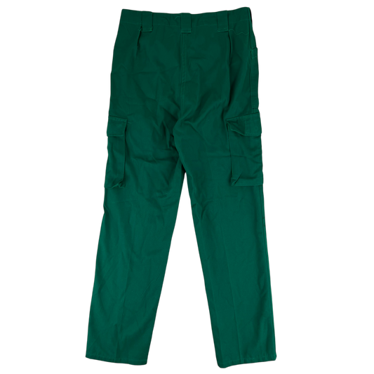 Austrian Army Green Blue Fatigue Trousers - W33 L32