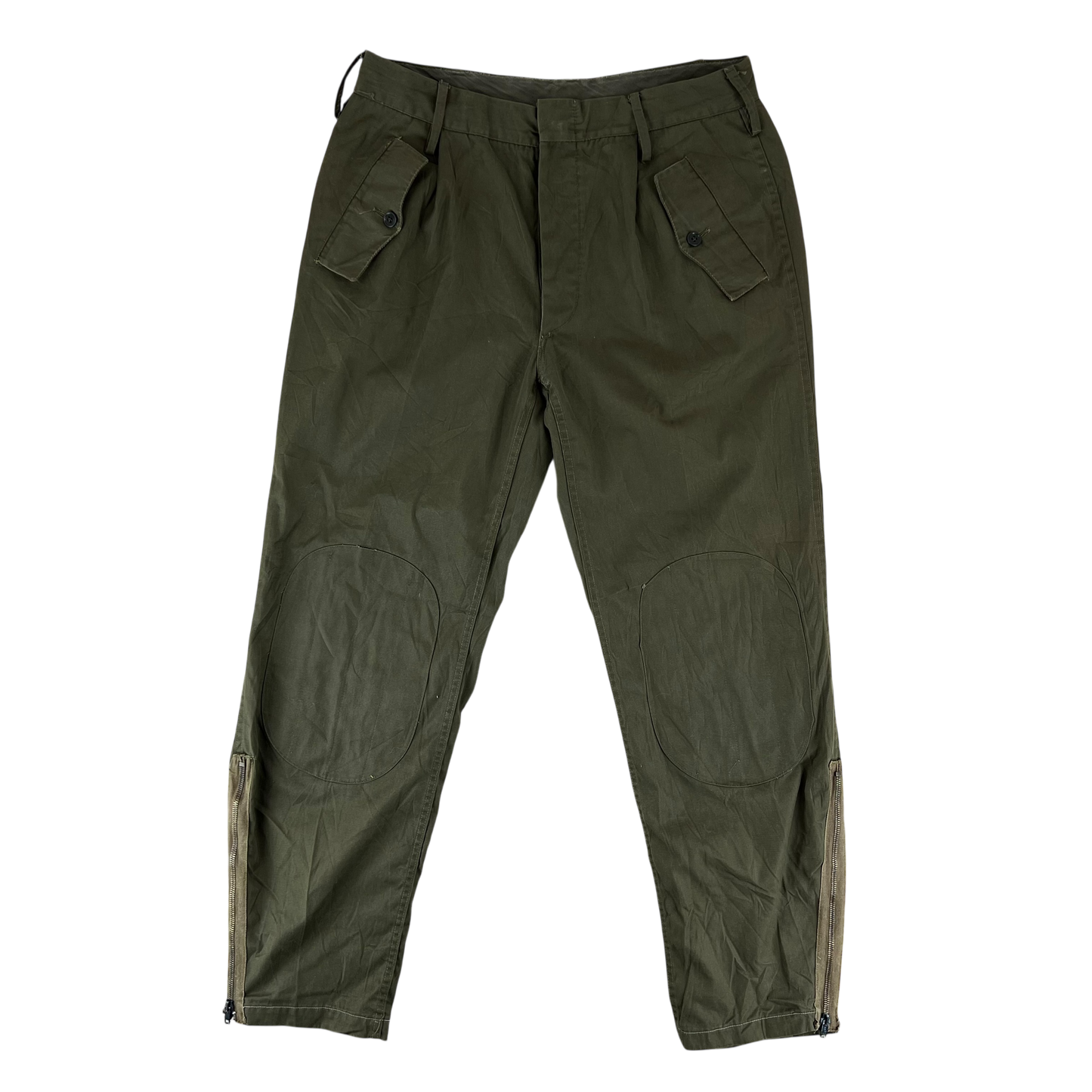Italian Army Olive Drab Roma 75 Trousers - W32 L29.5