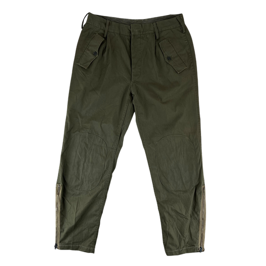 Italian Army Olive Drab Roma 75 Trousers - W32 L29.5