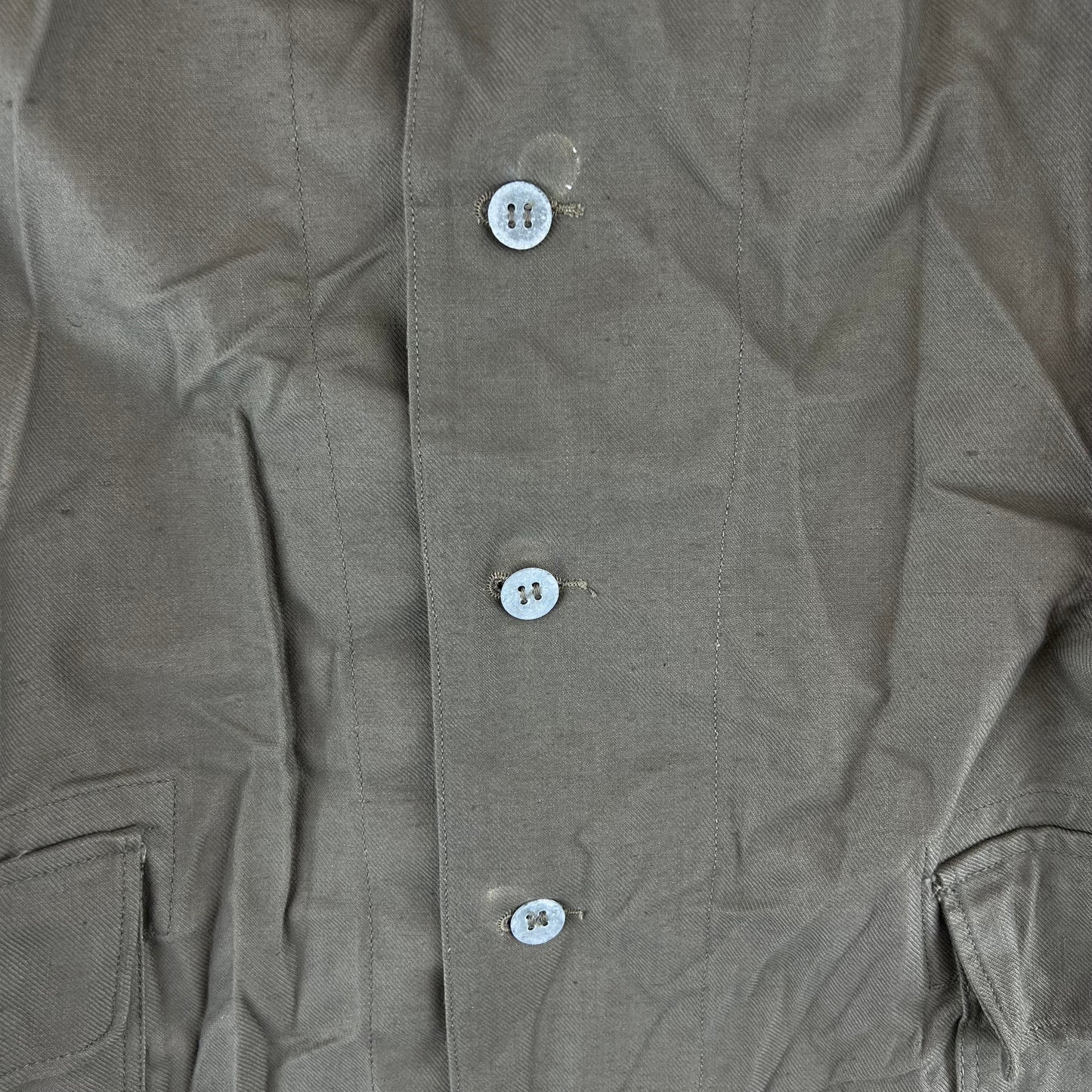 Swedish Army M40 "Grötrock" Brown Work Jacket - Medium