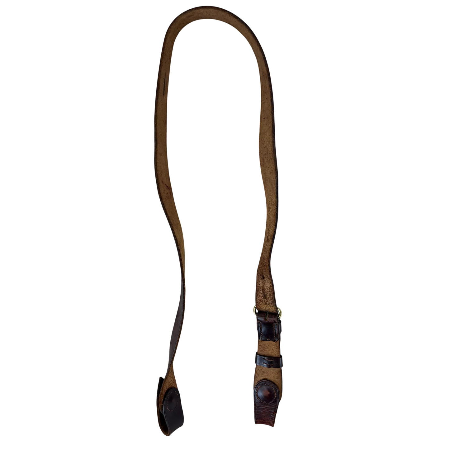 British Army Oxblood Leather Sam Browne Belt Shoulder Strap - L37