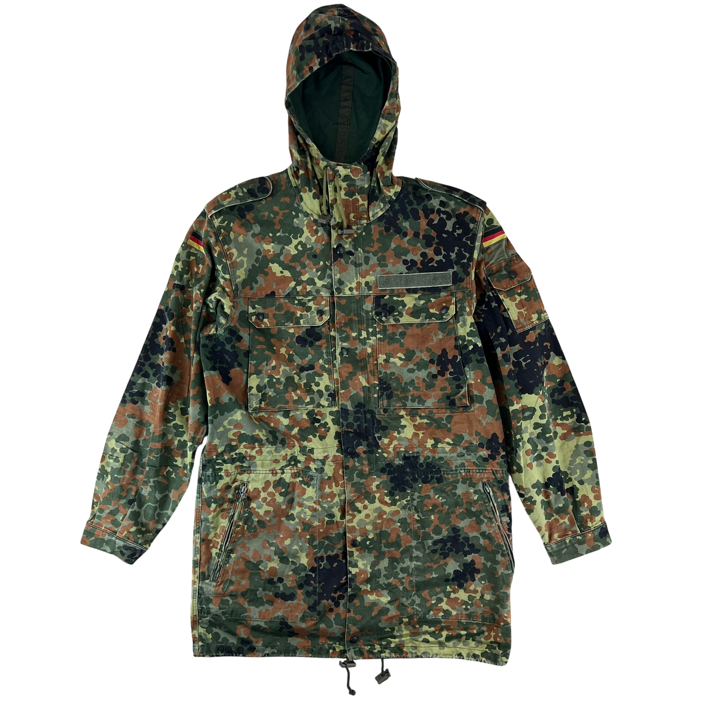 German Army Flecktarn Camouflage Combat Parka - Large GrNr 12