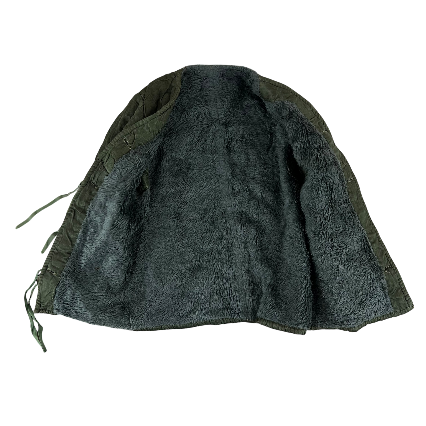 Greek Army M65 Faux Fur Jacket Liner - Small