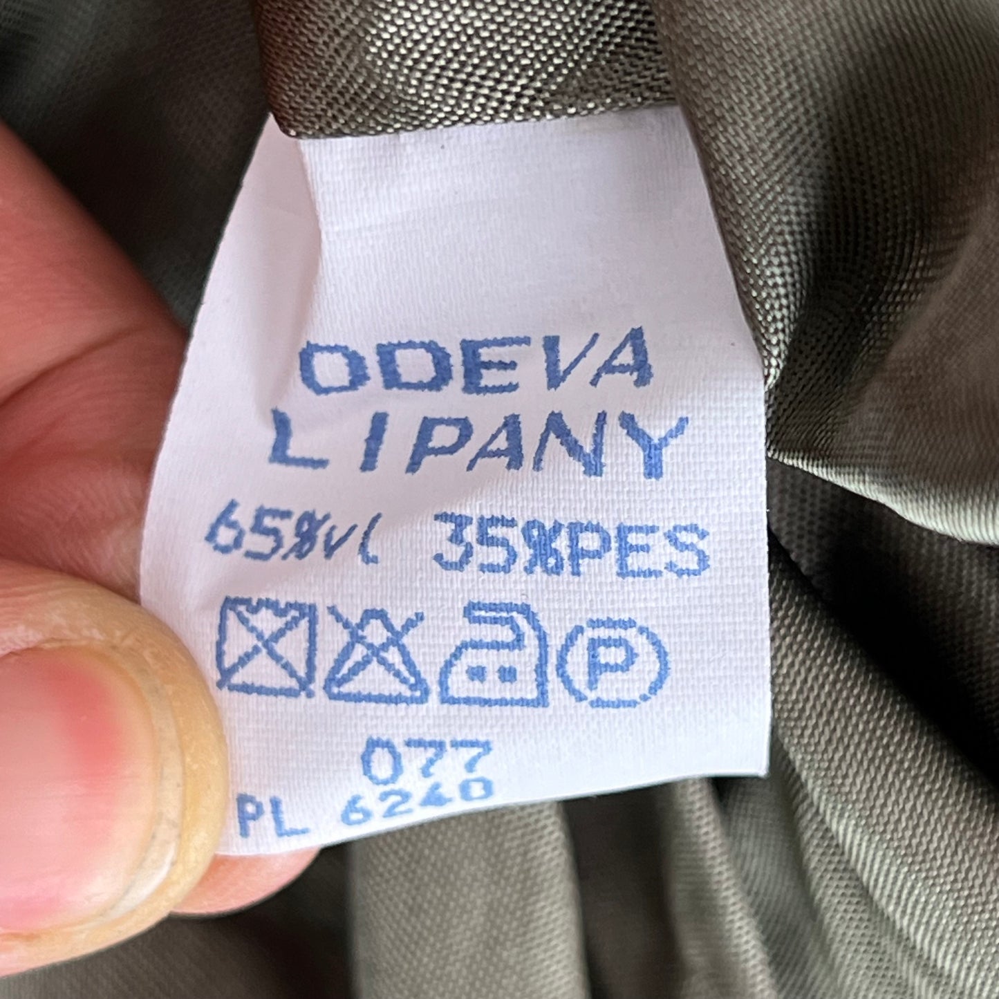 Slovak Army M97 Olive Green Dress Jacket w/ Patch - Large