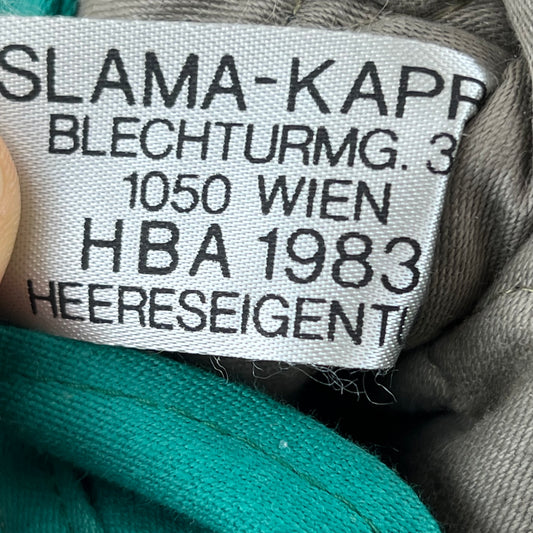 Austrian Army Green Cold Weather Winter Trapper Cap - Medium 58cm