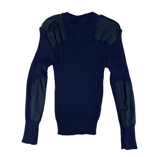 British Royal Navy Wool Crew Neck Pullover Jersey Jumper - Medium 94cm