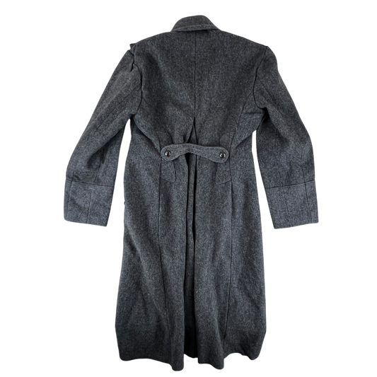 Bulgarian People's Army 50s Grey Wool Greatcoat - Large