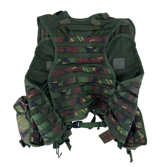 Dutch Army M93 DPM Woodland Camouflage Tactical Webbing Vest - Medium