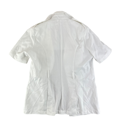 British Royal Navy Women's Tropical No. 1BW Bush Jacket w/ Belt - Medium 92L