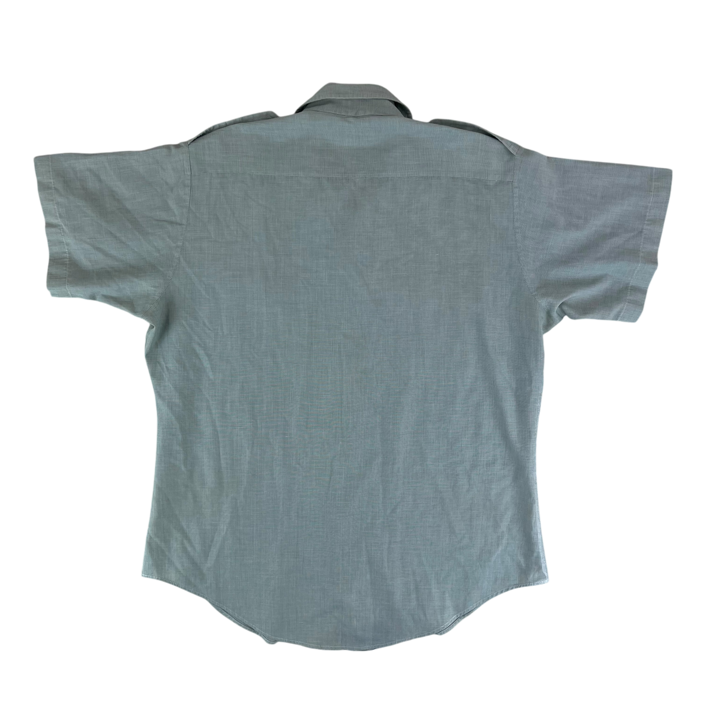 US Army 1970s Green Short Sleeve Shirt - Large