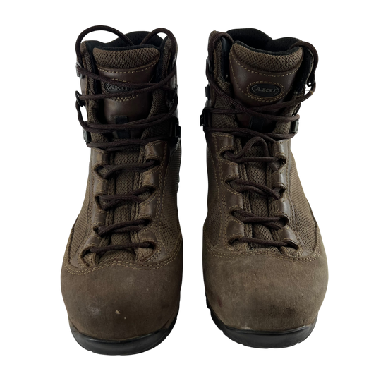 British Army AKU Brown Combat Boots - Size 5M