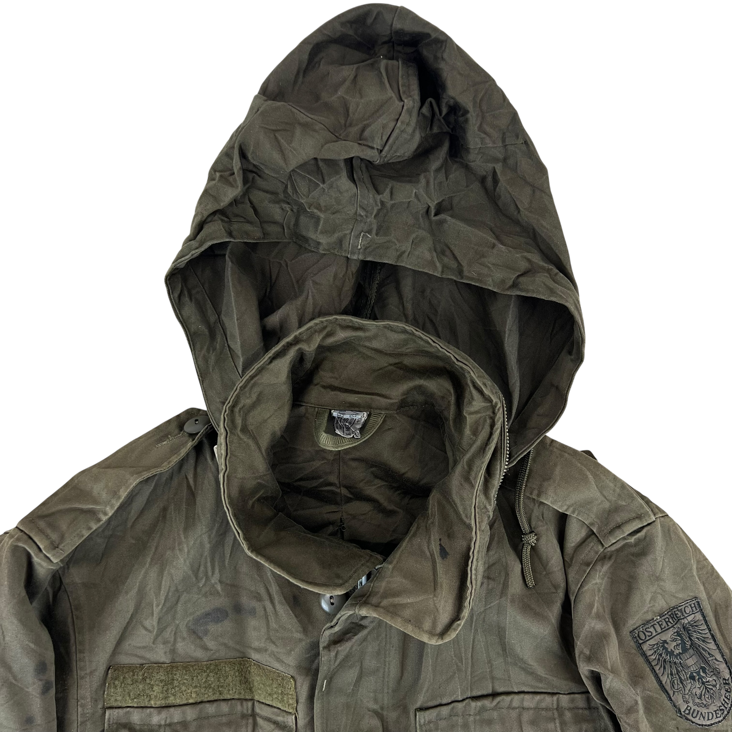 Austrian Army Olive Drab M65 Alpine Jacket - Medium 88-92 III/IV
