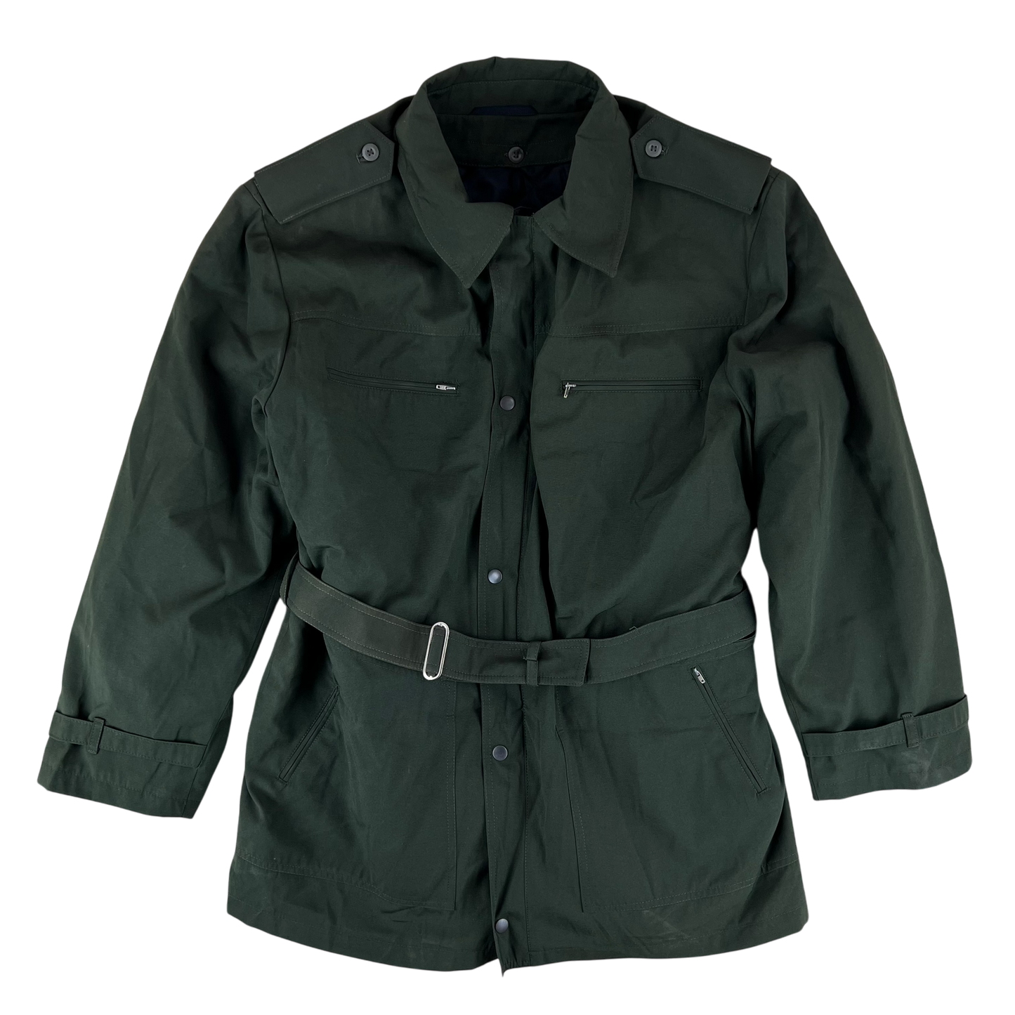 Slovak Army M97 Guard's Coat Olive Drab w/ Liner - Large