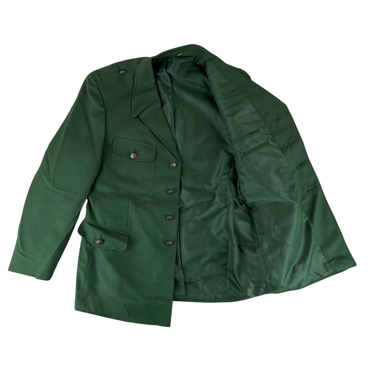 West German Police Green Dress Jacket - Large